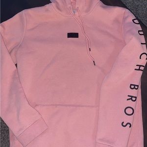 PINK DUTCH HOODIE (MISSING PATCHES)
